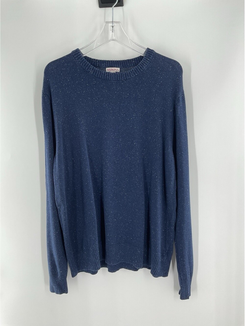 Merona Men’s Xl Sweater Spotted Blue 107